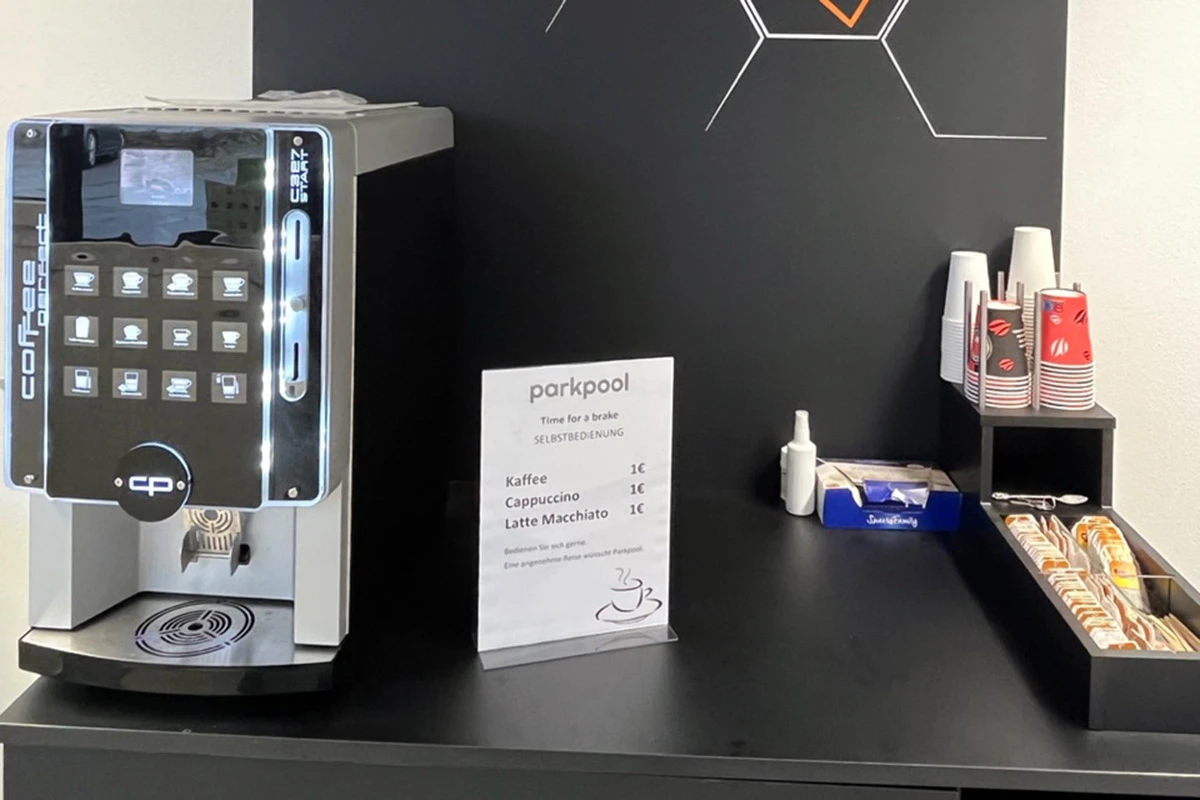 Parkpool Hamburg - Zeit für eine Pause - Kaffeeautomat